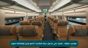 مواعيد دقيقة.. تعرف على جداول حركة قطارات تالجو وأبرز توقفاتها اليوم